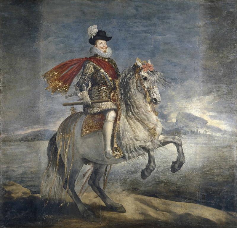 Equestrian Portrait of Philip III, Diego Velazquez